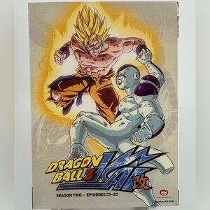 Season 2 of Dragon Ball Z Kai on 4-Discs. DVD